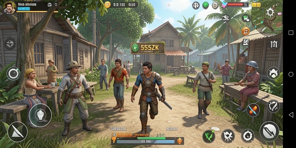 Tampilan gameplay 555ZK yang menarik dan interaktif.