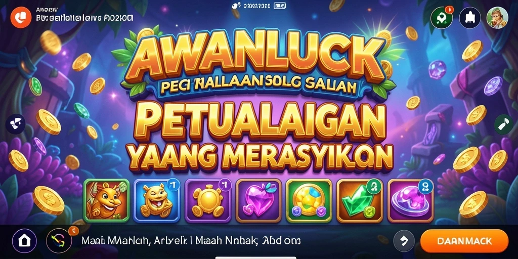 Screenshot gameplay AWANLUCK menampilkan putaran slot yang mendebarkan.