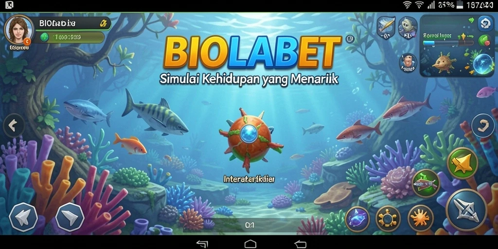 Gameplay interaktif dan menarik dalam dunia simulasi BIOLABET.
