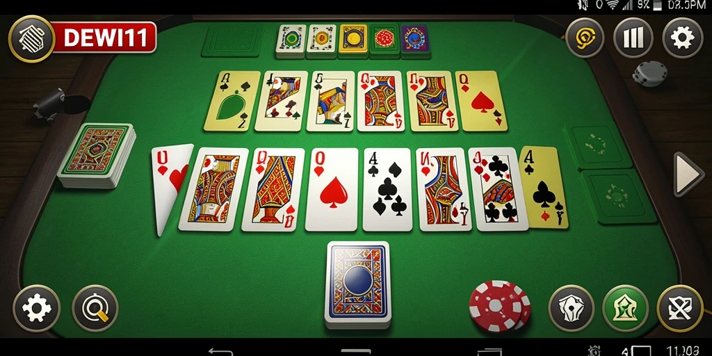 Tampilan gameplay DEWI11 yang menarik dan interaktif.
