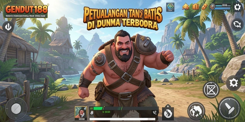 Tampilan gameplay mendebarkan di dunia Open World GENDUT188.