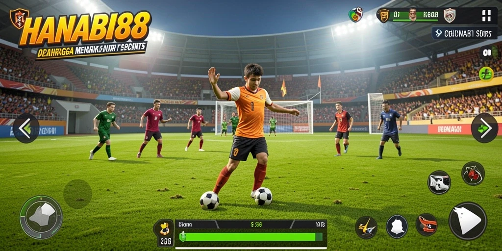 Tangkapan layar dari gameplay seru HANABI88 dalam olahraga.