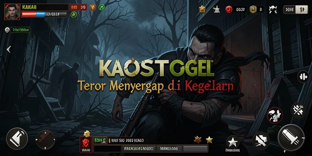 Menakutkan! Gameplay KAOSTOGEL dengan suasana mencekam.