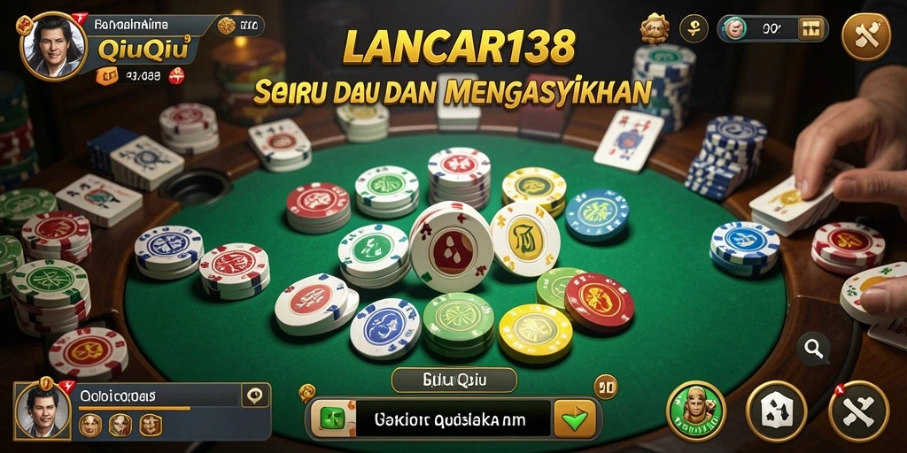 Tampilan utama gameplay QiuQiu dalam LANCAR138 yang menarik.