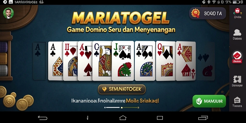 Tampilan gamelay Domino yang menarik di MARIATOGEL.
