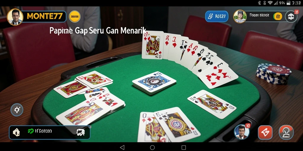 Tampilan gameplay Gaple yang menarik dan interaktif.