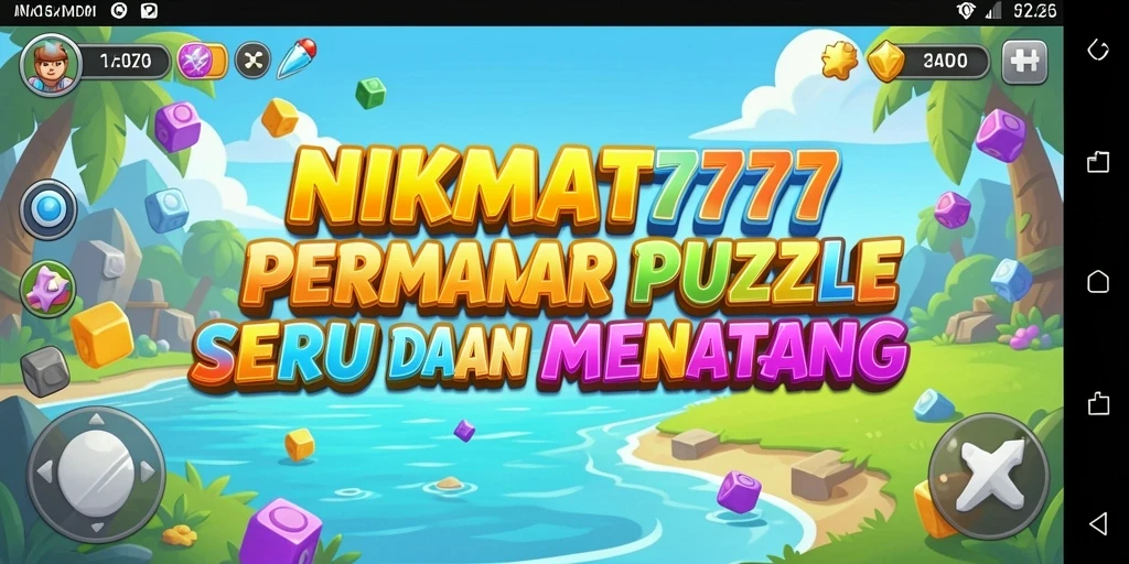 Tangkapan layar gameplay NIKMAT777 dengan berbagai teka-teki puzzle.