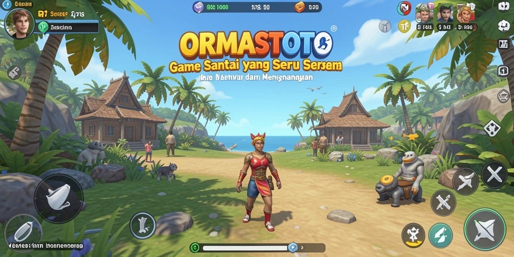 Screenshot ORMASTOTO menampilkan momen seru saat bermain game Casual.