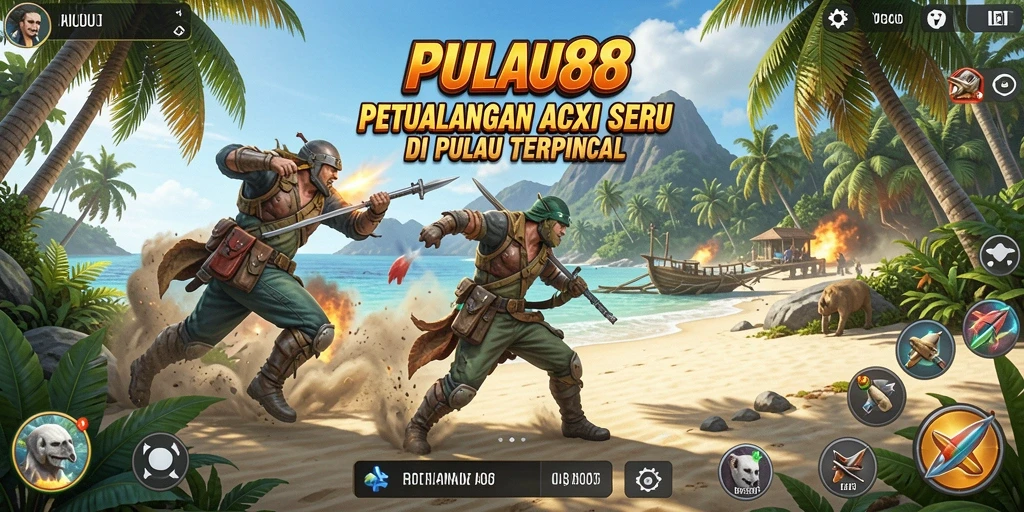 Screenshot PULAU88 memperlihatkan aksi menegangkan di pulau penuh tantangan.