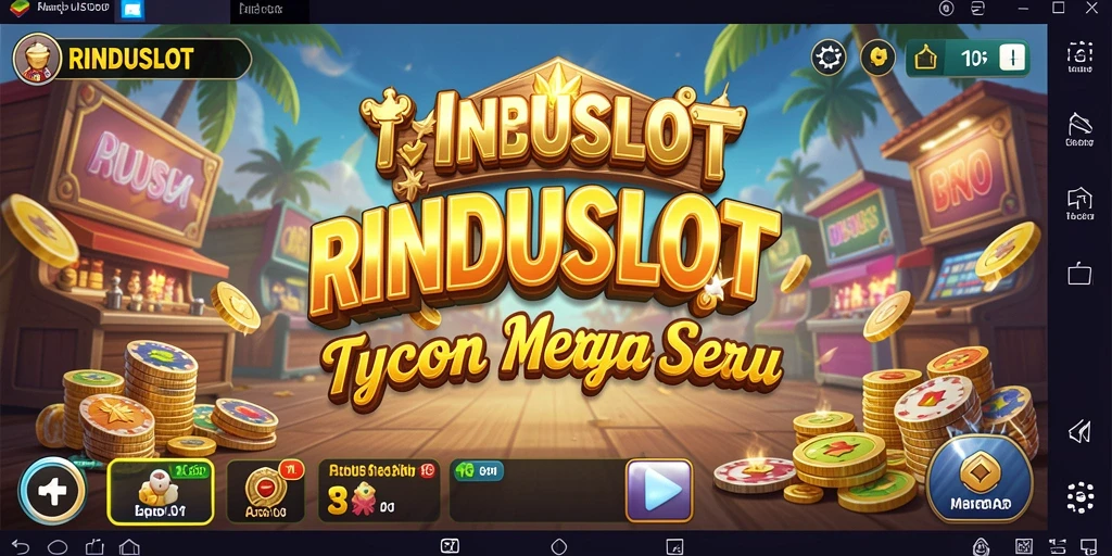 Screenshot gameplay RINDUSLOT yang menunjukkan keseruan bisnis Tycoon.