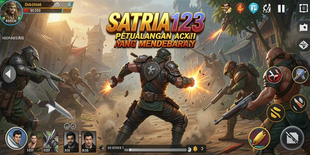 Gameplay seru dan penuh aksi di SATRIA123.
